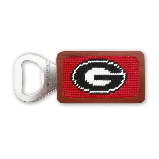 UGA Needlepoint Bottle Opener