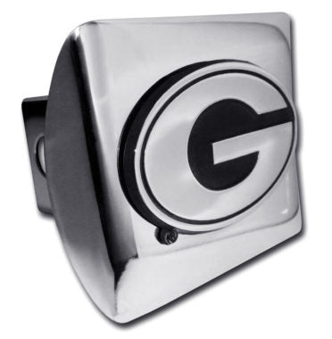 UGA Chrome Hitch Cover