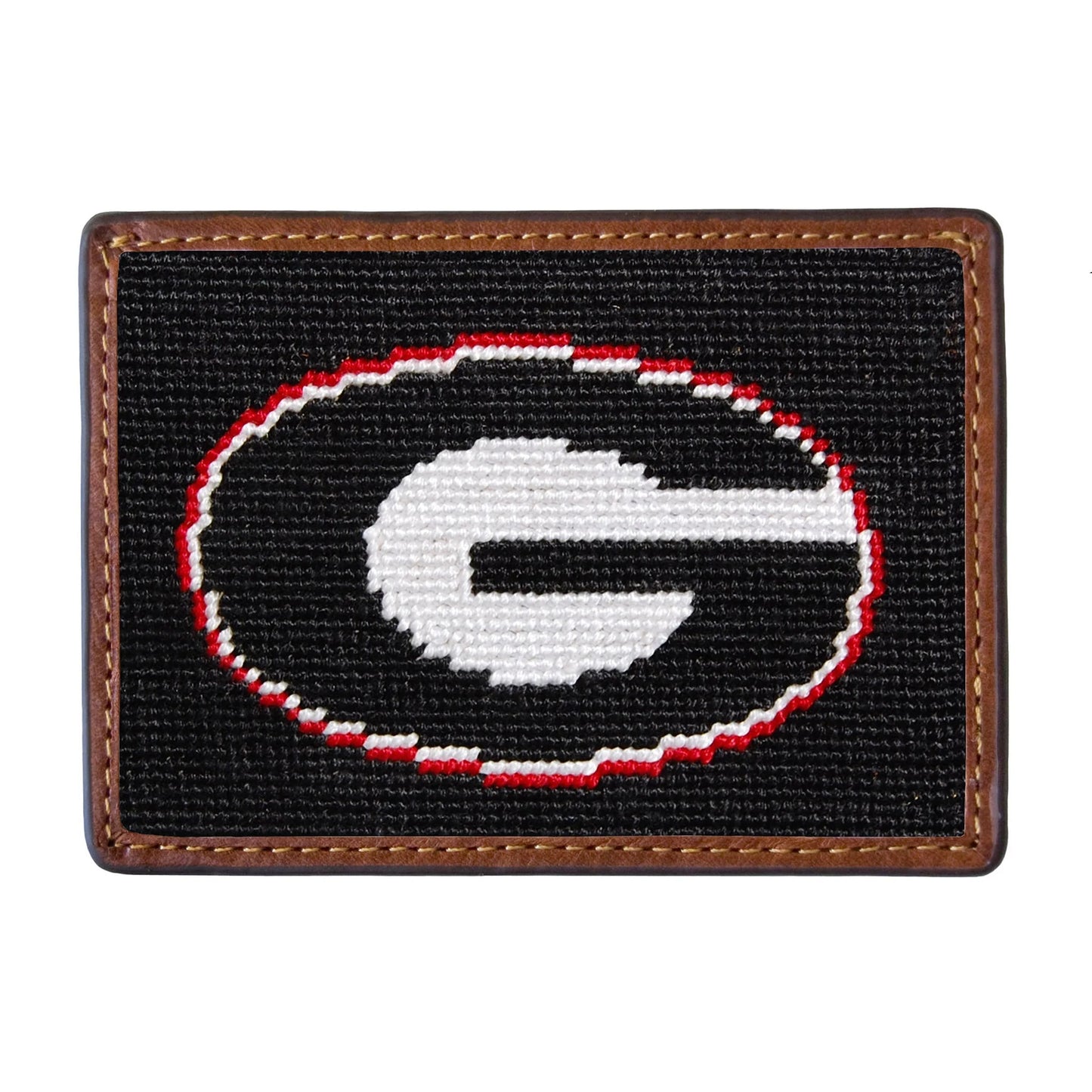 UGA Needlepoint Front Pocket Wallet