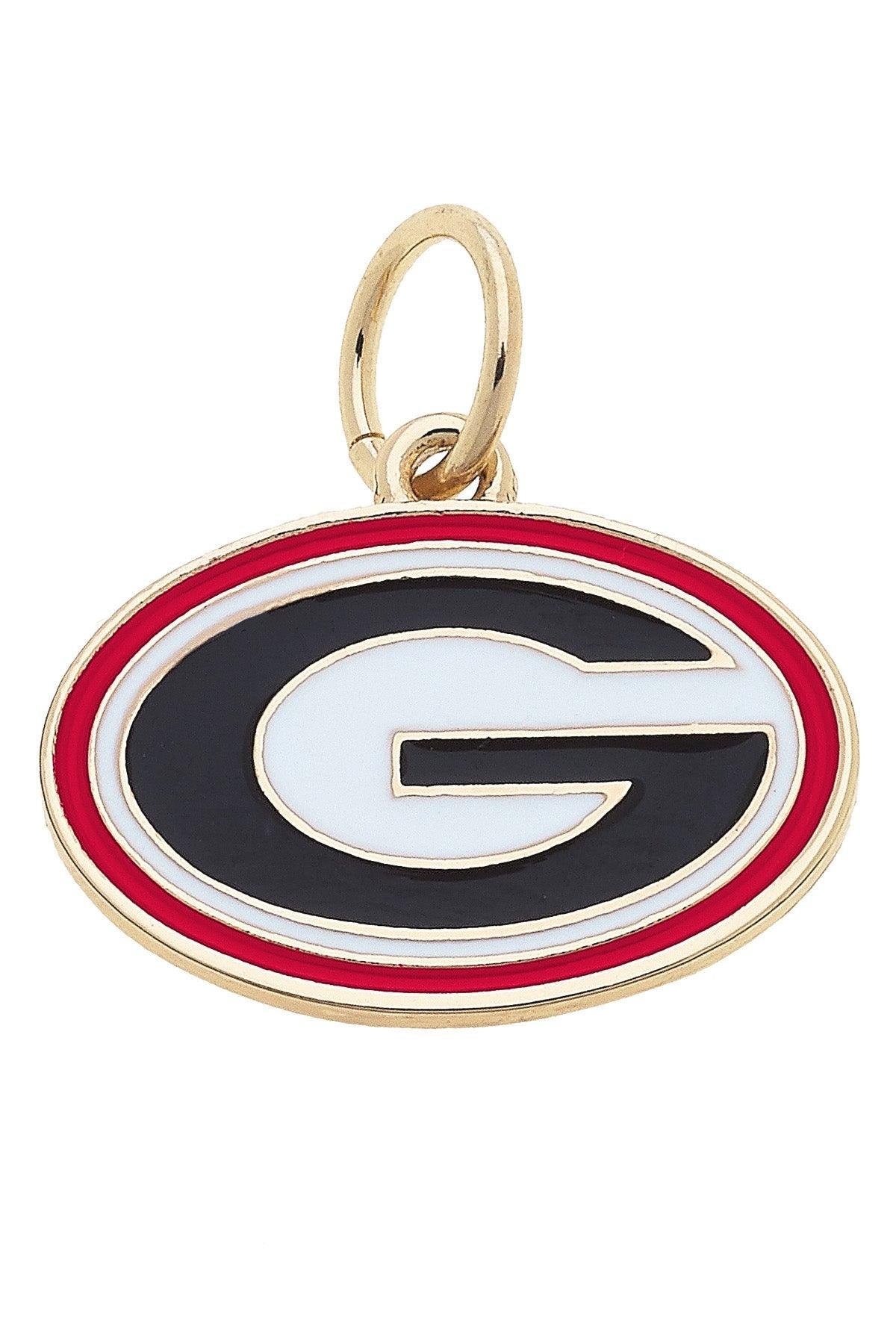 Georgia Bulldogs Enamel Logo Charm