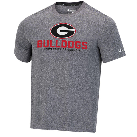 UGA Champion Men's SS Heathered Impact Tee