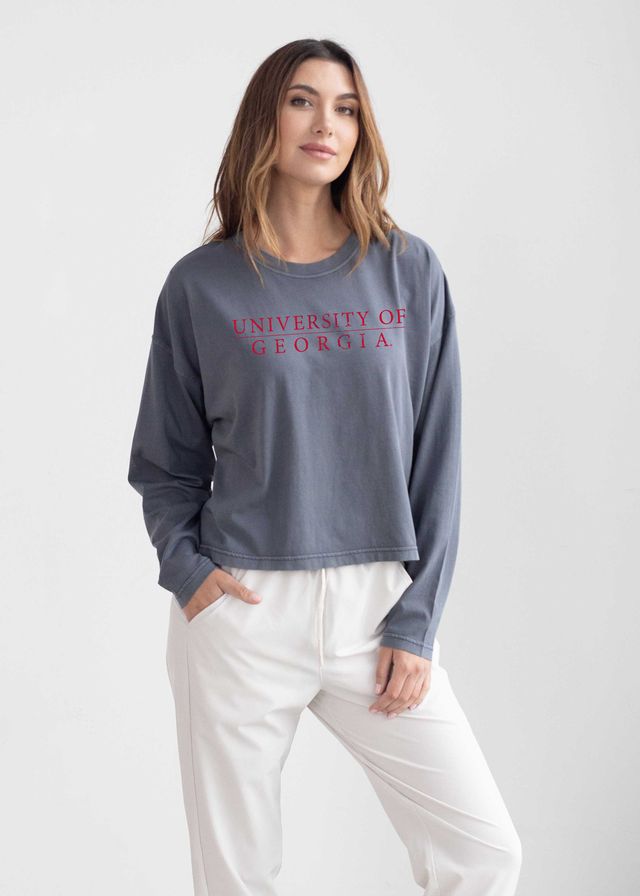 Georgia Bar Harbor Long Sleeve Ladies Shirt