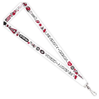 UGA Julia Gash Lanyard