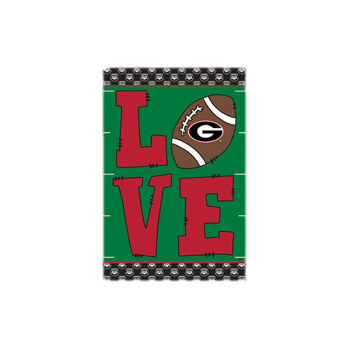 Magnolia Lane UGA Love Garden Flag