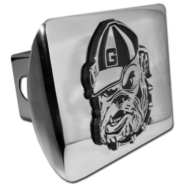 UGA Chrome Hitch Cover