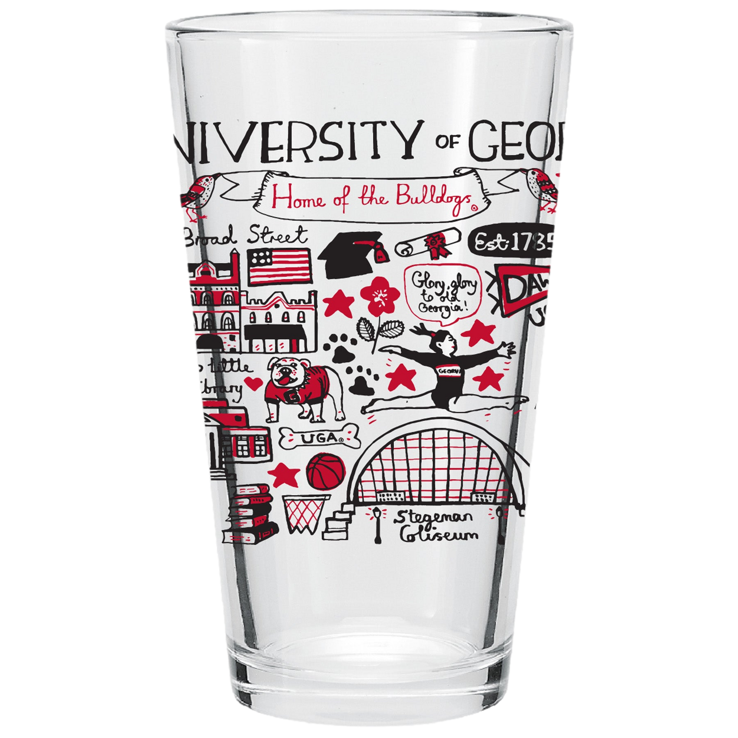 Julia Gash Pint Glass