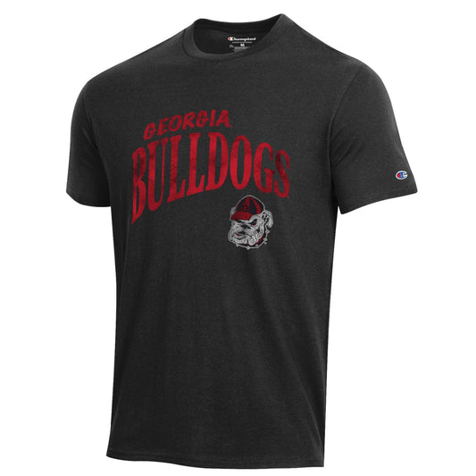 UGA Champion Distressed Imprint Tee