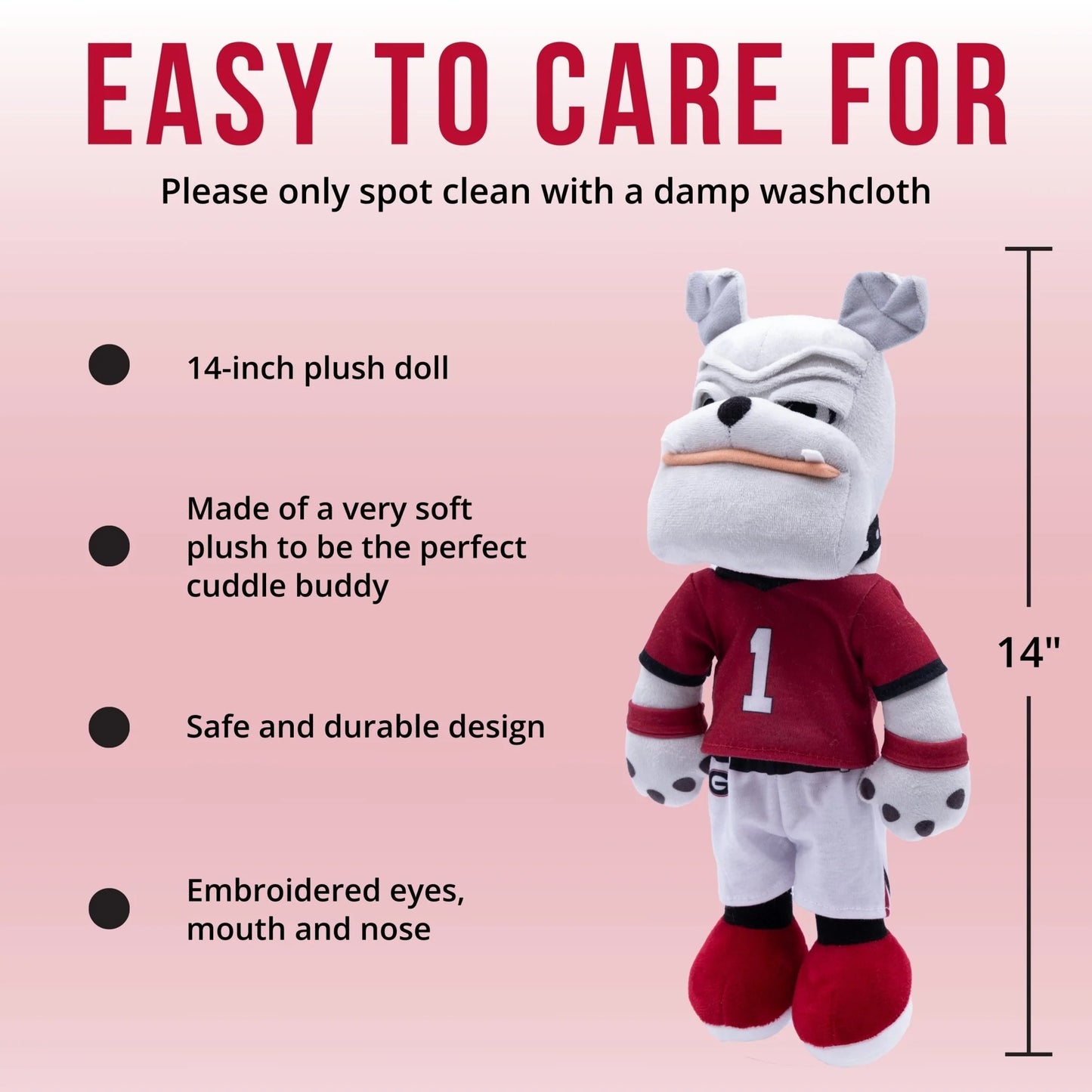 University of Georgia Hairy Dawg 14 Inch Plush Figure