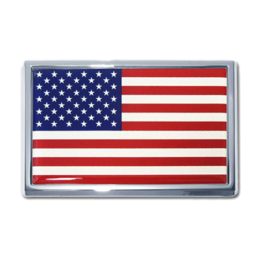 USA Chrome Flag Emblem