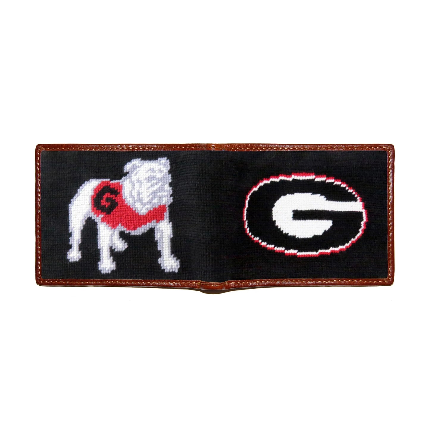 UGA Needlepoint Bi-Fold Wallet