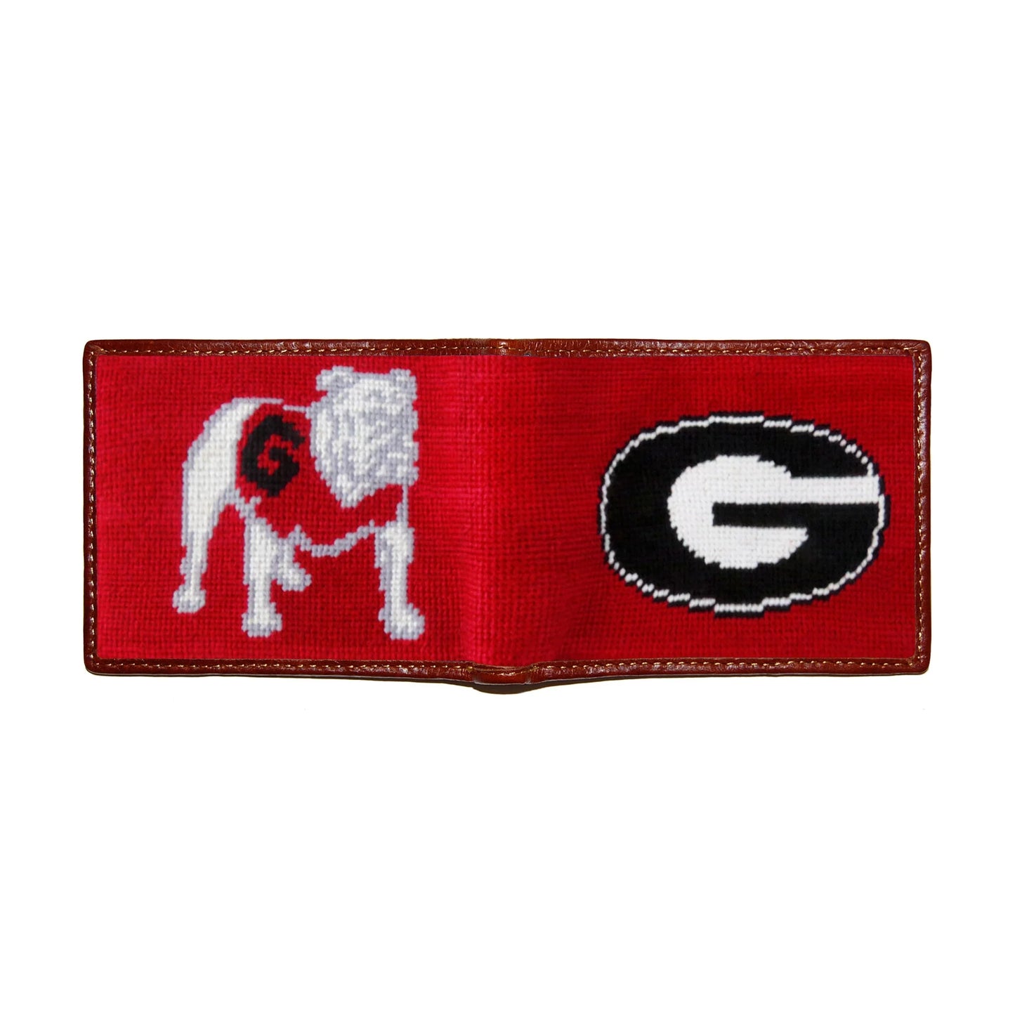 UGA Needlepoint Bi-Fold Wallet