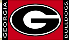 UGA Georgia G 3x5 House Flag