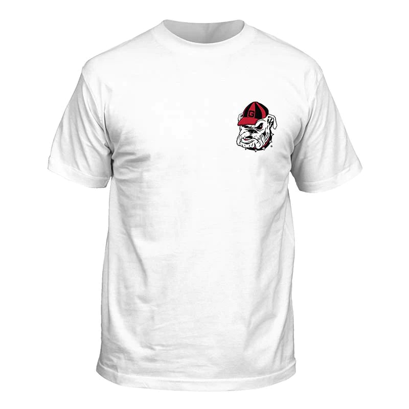 UGA Straight Tri-Blend Tee