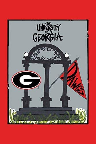 UGA Magnolia Lane Campus Arch Garden Flag