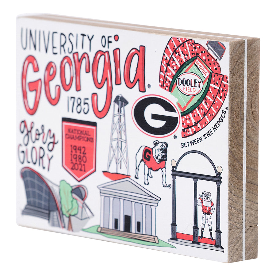 UGA Icon Table Top Block