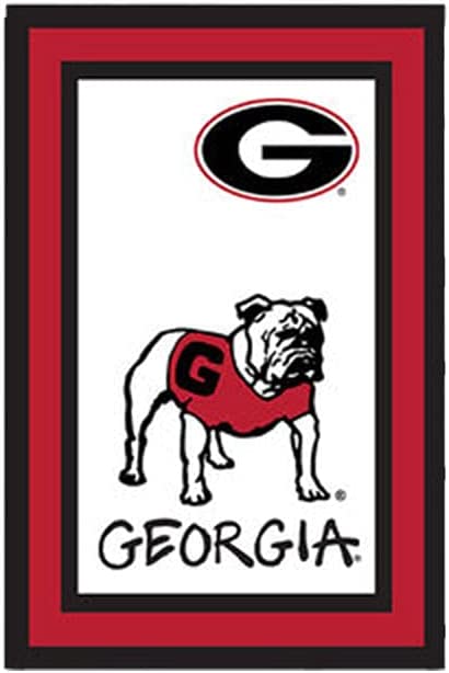 georgia bulldogs patio umbrella UGA Magnolia Lane Standing Bulldog Garden Flag – The Clubhouse