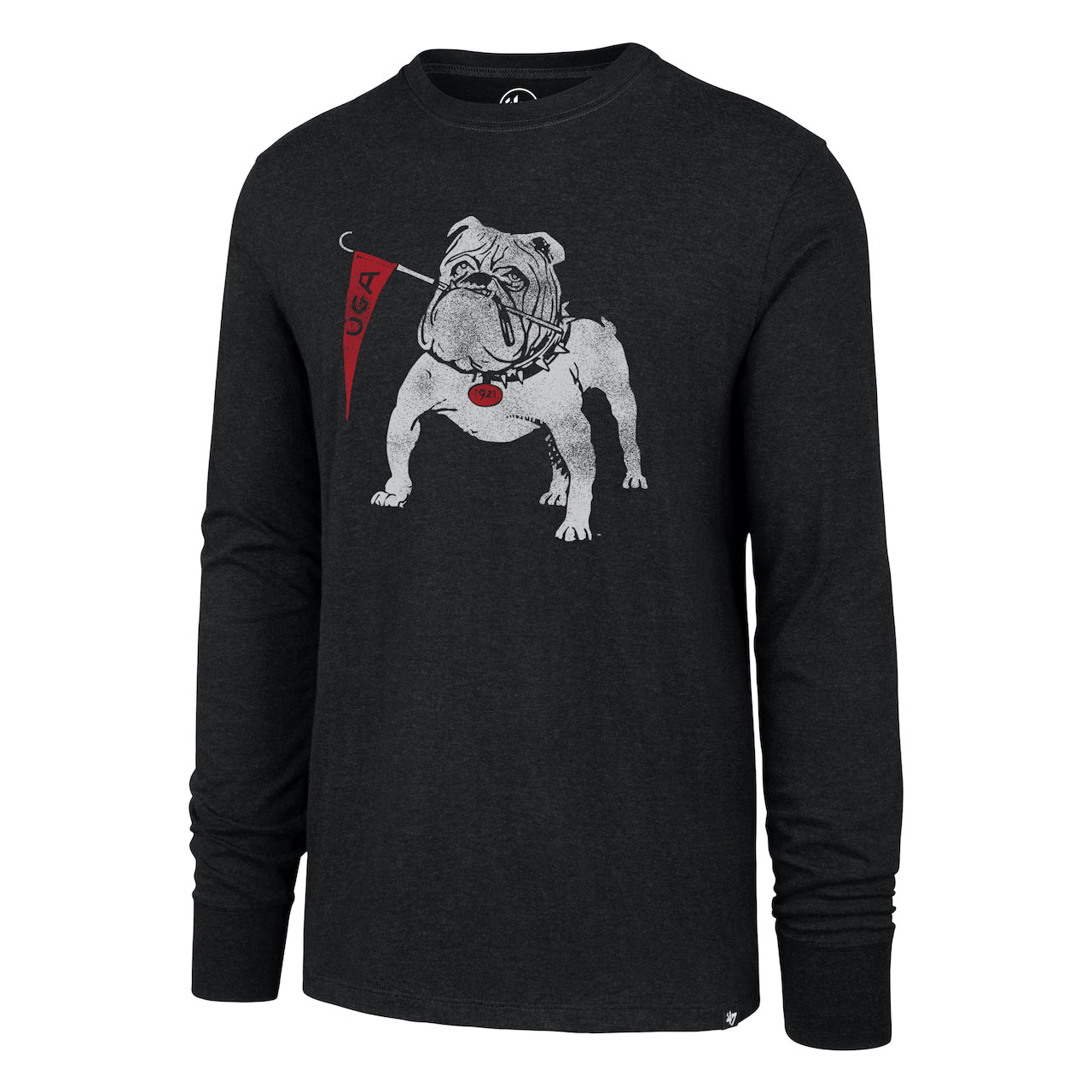 UGA 47 Brand Pennant Bulldog Premier Franklin Long Sleeve Tee