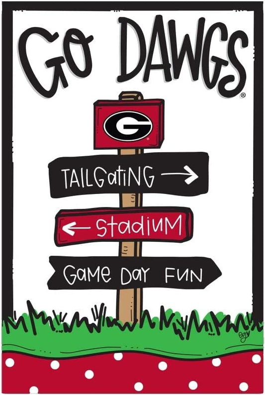UGA Magnolia Lane Direction Sign Garden Flag