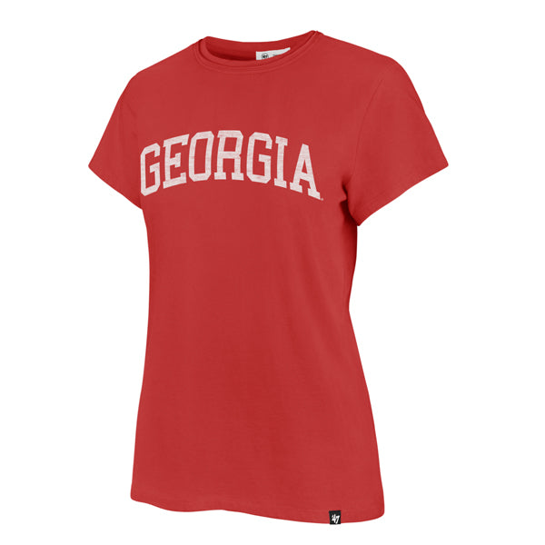 UGA 47 Brand Ladies Frankie Tee - Arched Georgia - White