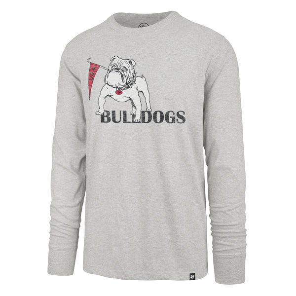 UGA 47 Brand Vintage Relay Pennant Bulldog Long Sleeve Tee