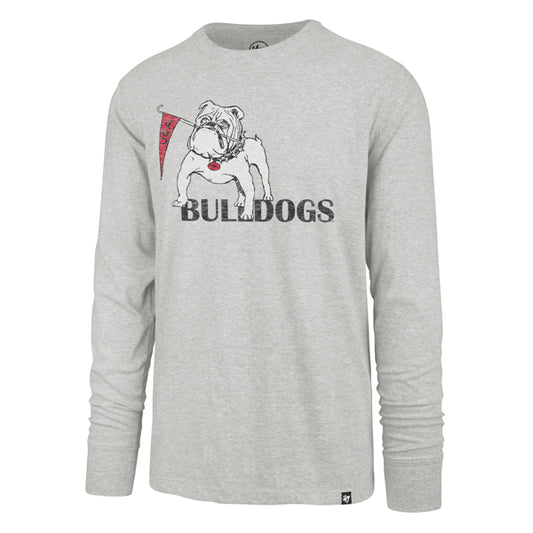 UGA 47 Brand Vintage Relay Pennant Bulldog Long Sleeve Tee