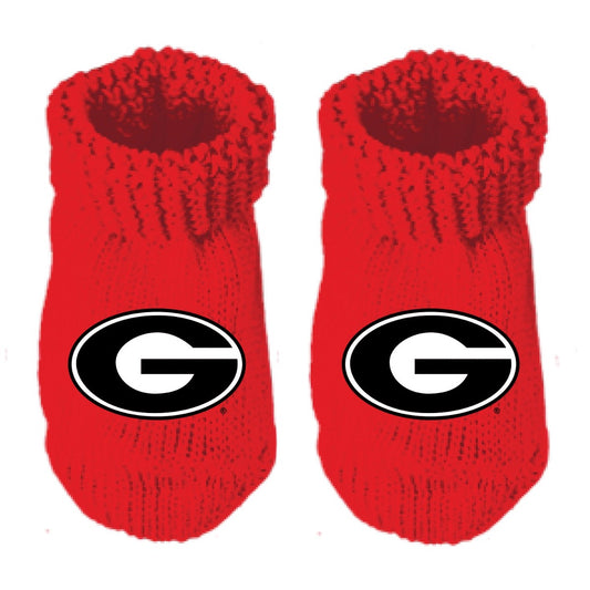 UGA Newborn Booties
