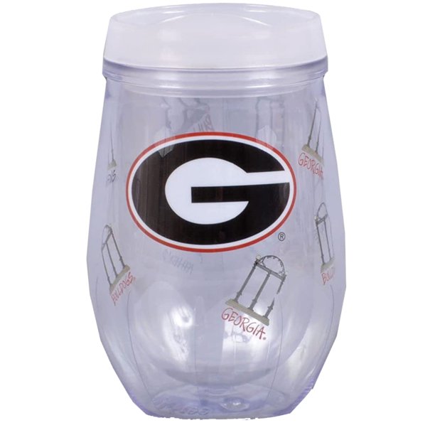 UGA Magnolia Lane Stemless Plastic Tumbler