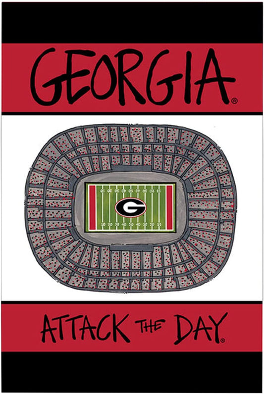 UGA Magnolia Lane Stadium Garden Flag