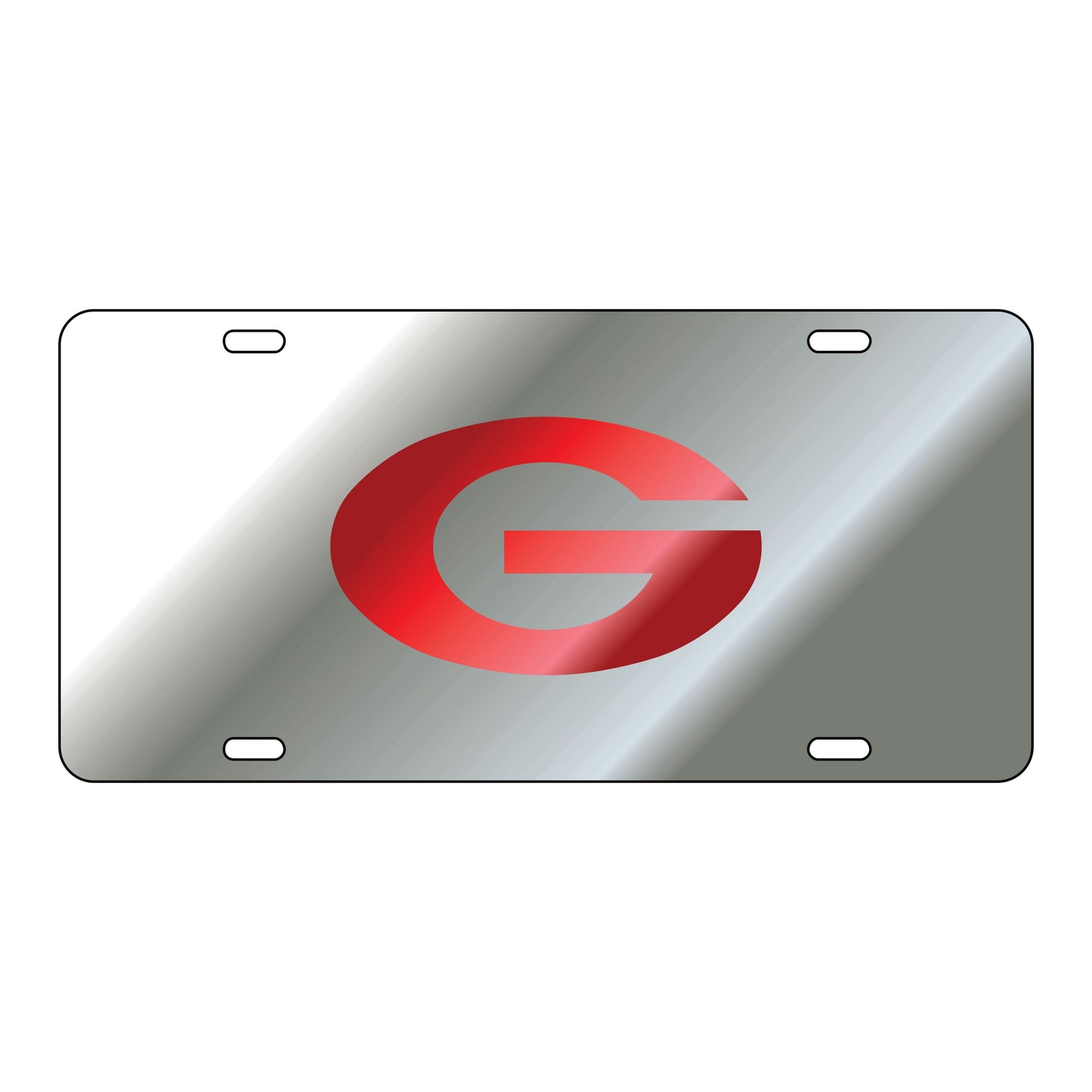 UGA Power G Car Tag