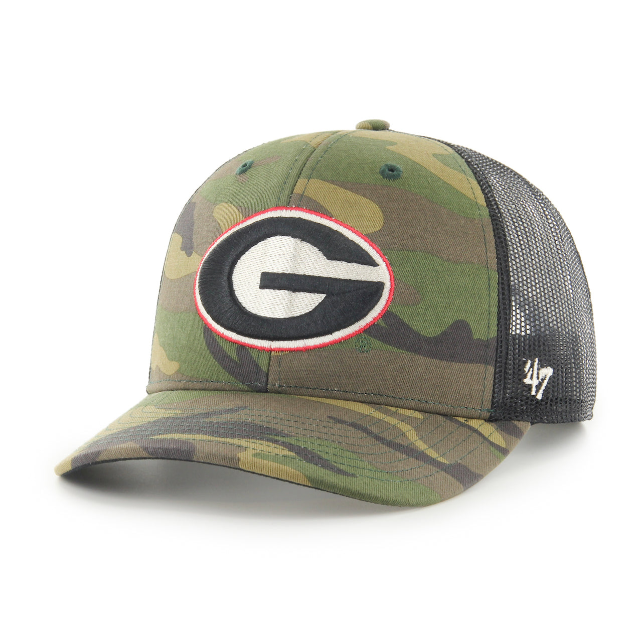 UGA 47 Brand Camo Trucker