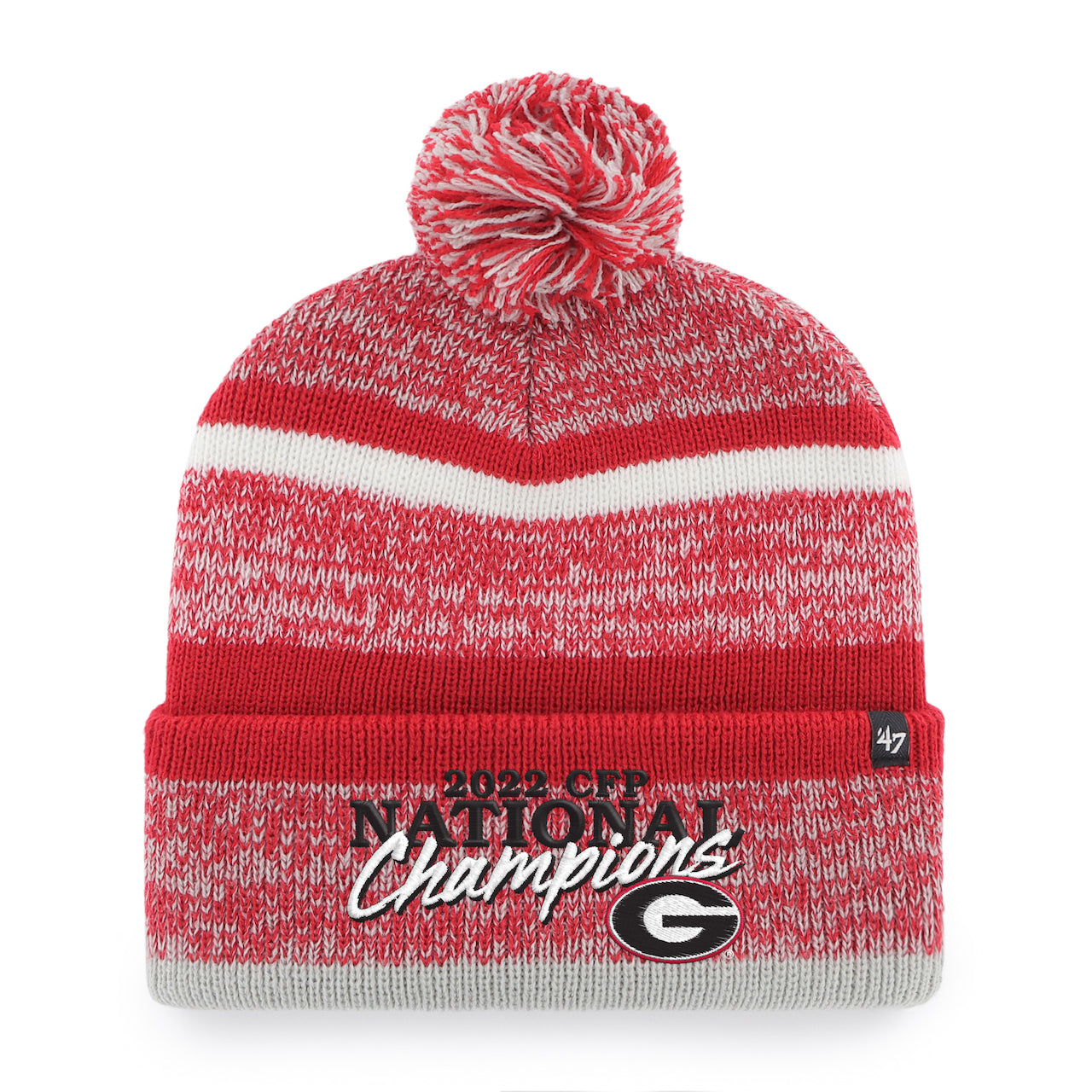 UGA 2022 National Champions 47 Brand Northward Knit Beanie