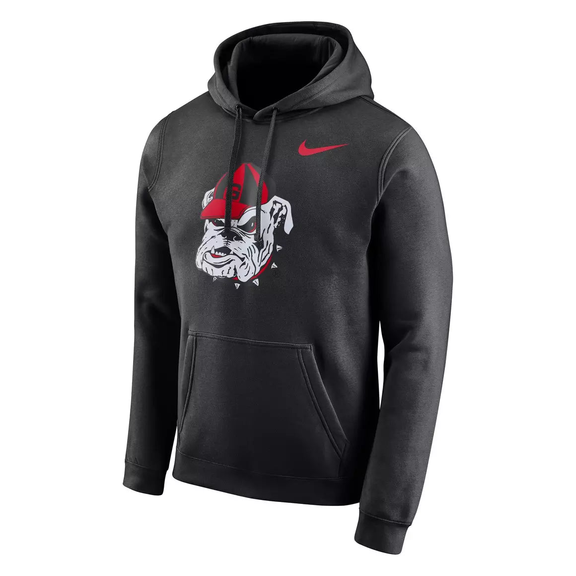 Nike Old Bulldog Head Black Club Fleece Hoodie The Clubhouse Athens