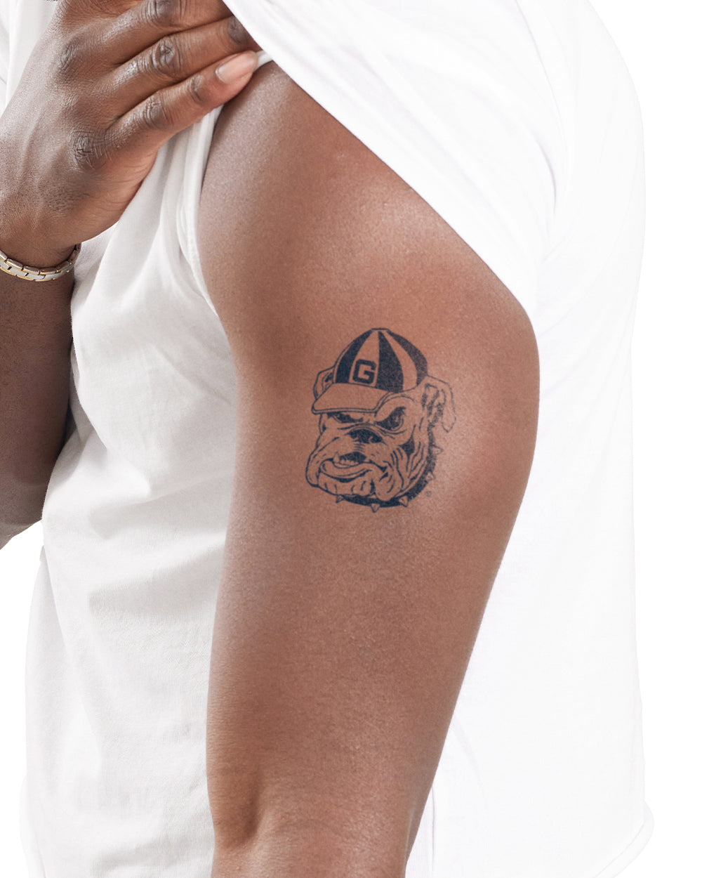 UGA Inkbox Old Bulldog Tattoo