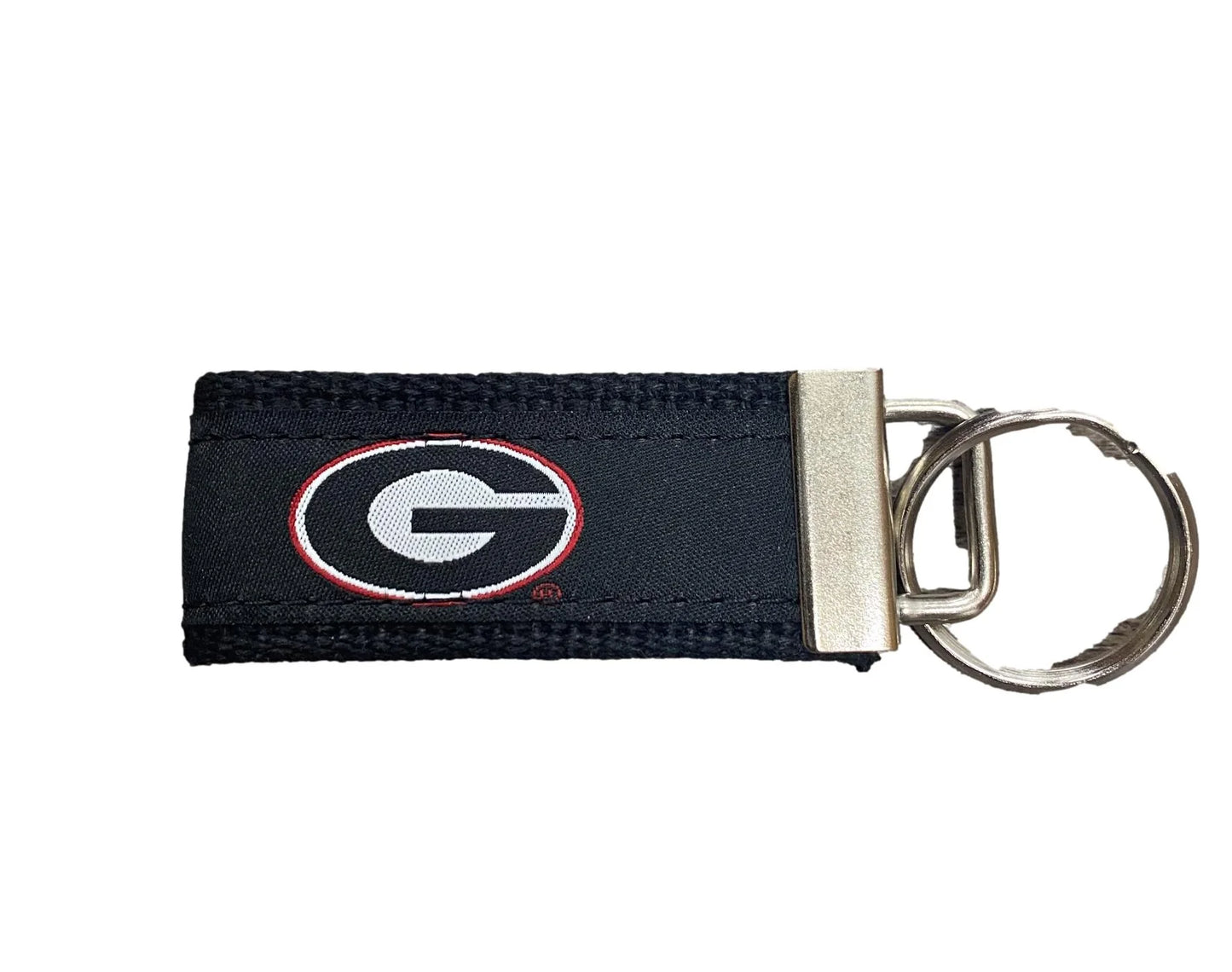 UGA Ribbon Keychain