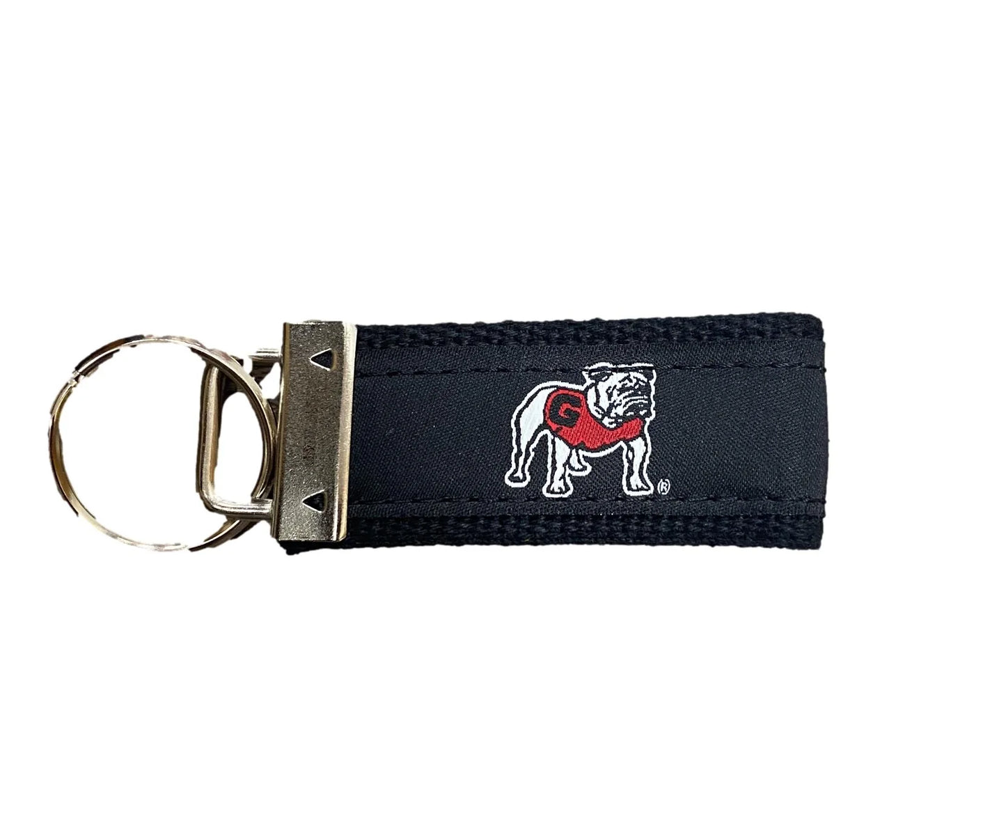 UGA Ribbon Keychain