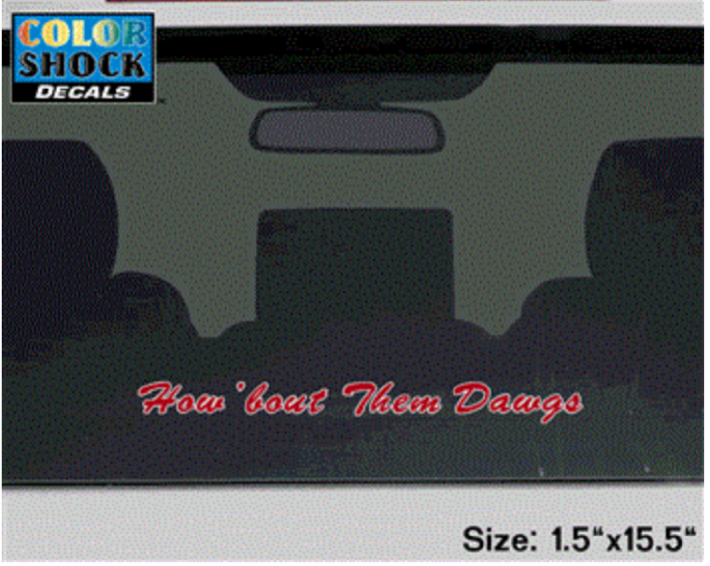 UGA How 'Bout Them Dawgs Decal