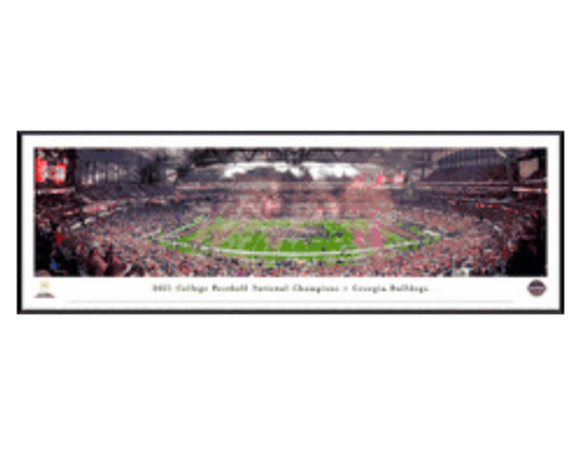 UGA 2021 National Championship Standard Framed Panoramic Picture