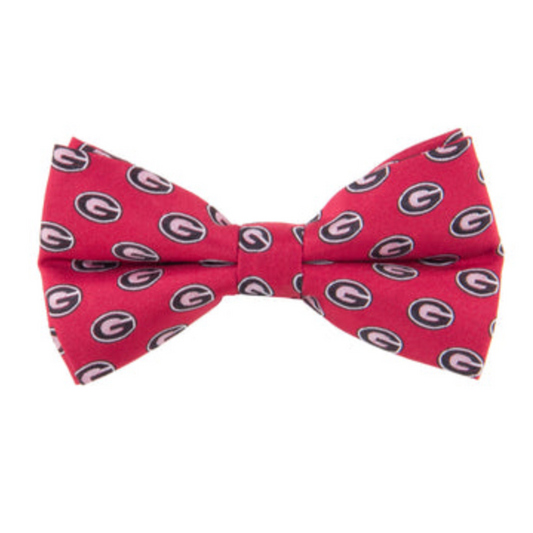 UGA Allover G Print Bow Tie