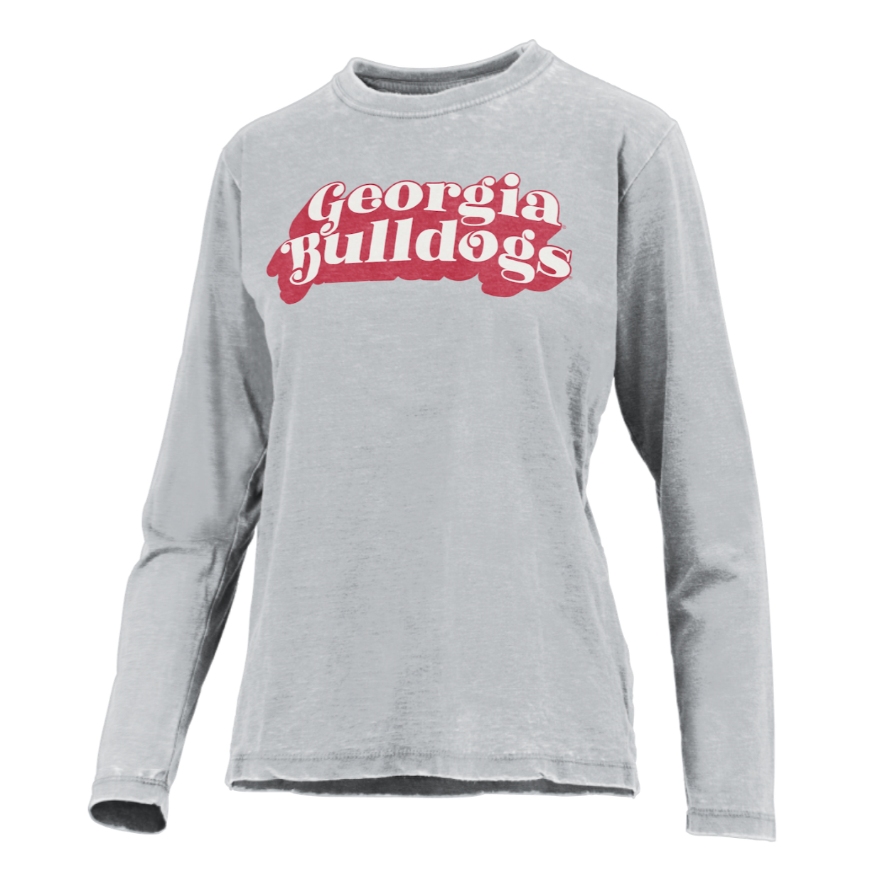 UGA Ladies Vintage Easy Long Sleeve Tee
