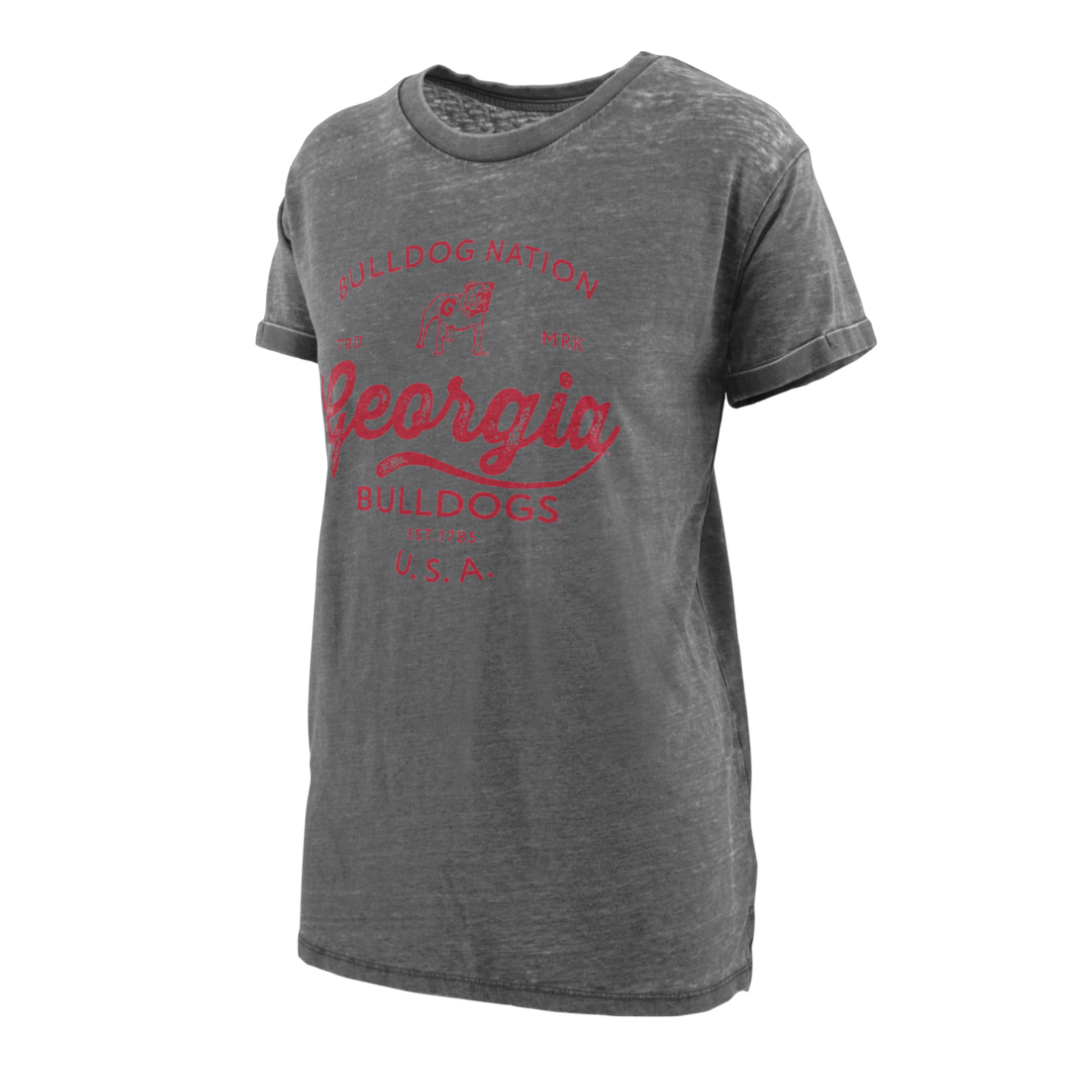 UGA Ladies Ryder Vintage Boyfriend Top