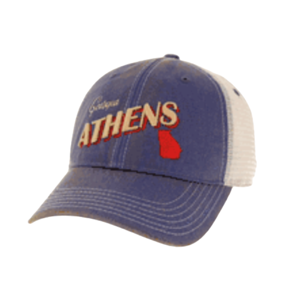 ATH Legacy Athens GA Vintage Post Card Old Favorite Trucker