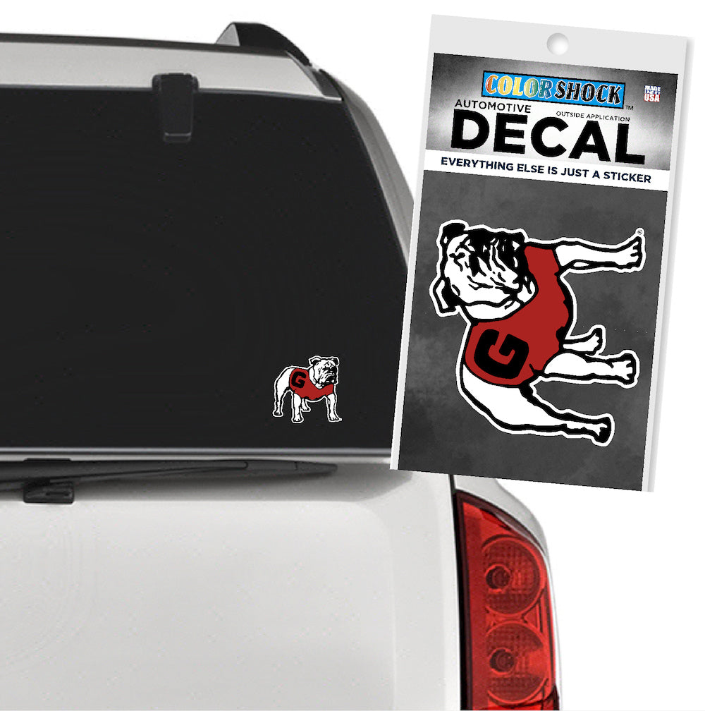 UGA Standing Bulldog Decal
