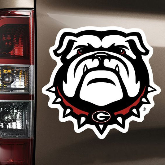 UGA New Bulldog Head 6" Magnet
