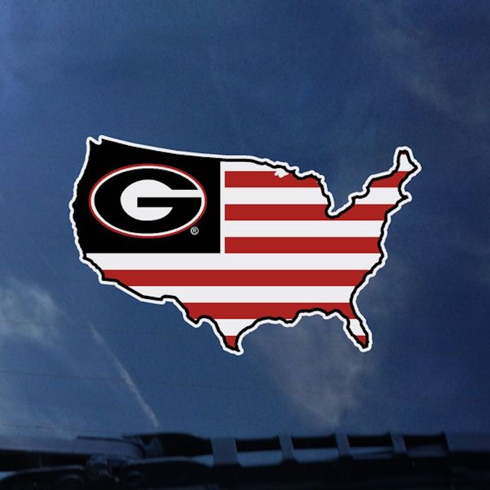 UGA USA Decal