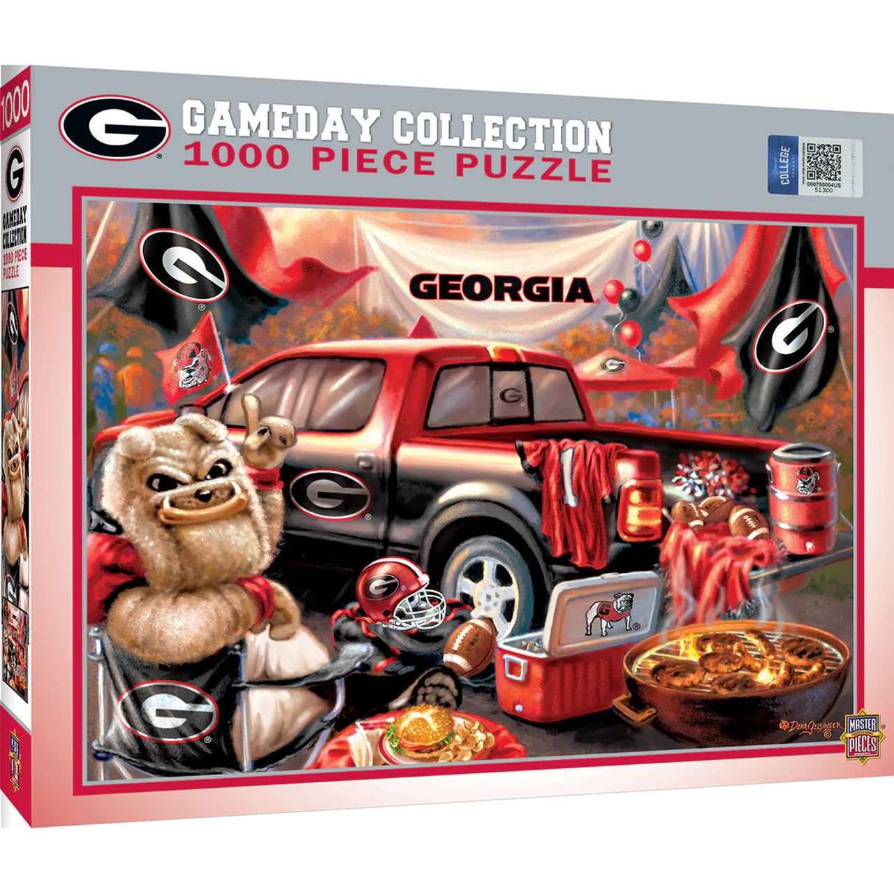 UGA Gameday 1000 Piece Puzzle