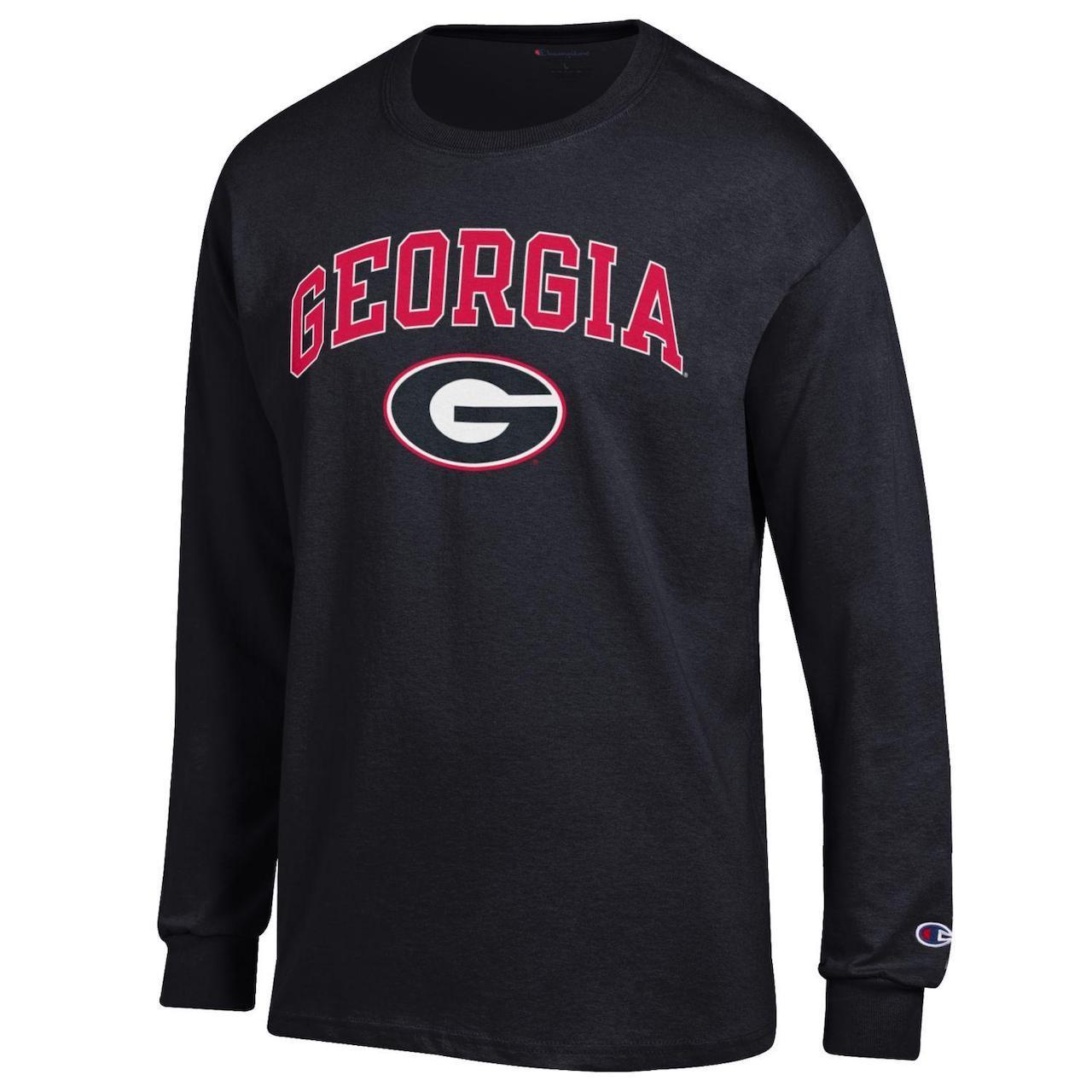 UGA Champion Georgia Over G Long Sleeve Tee