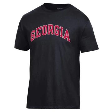UGA Champion Ringspun Arched Georgia Tee