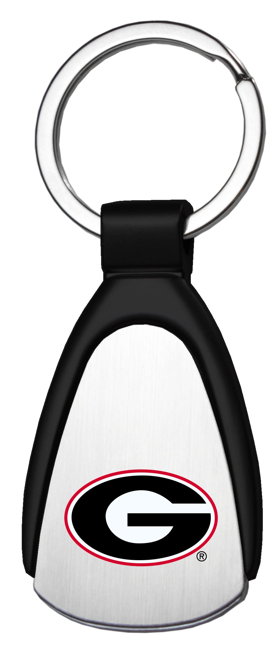 UGA Teardrop Keychain