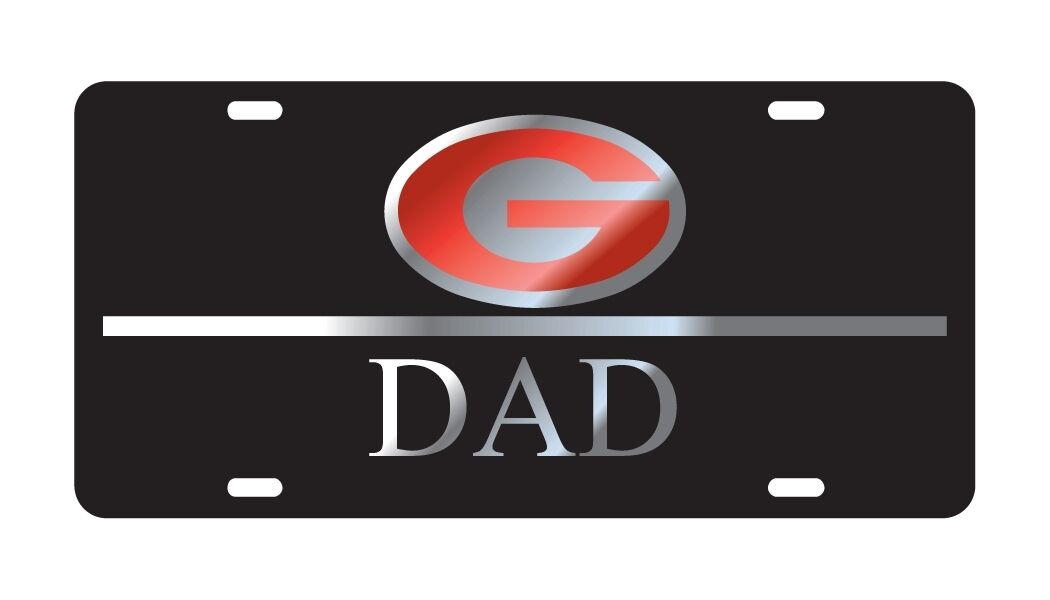 UGA Dad Car Tag