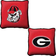 UGA Logo Woven Pillow